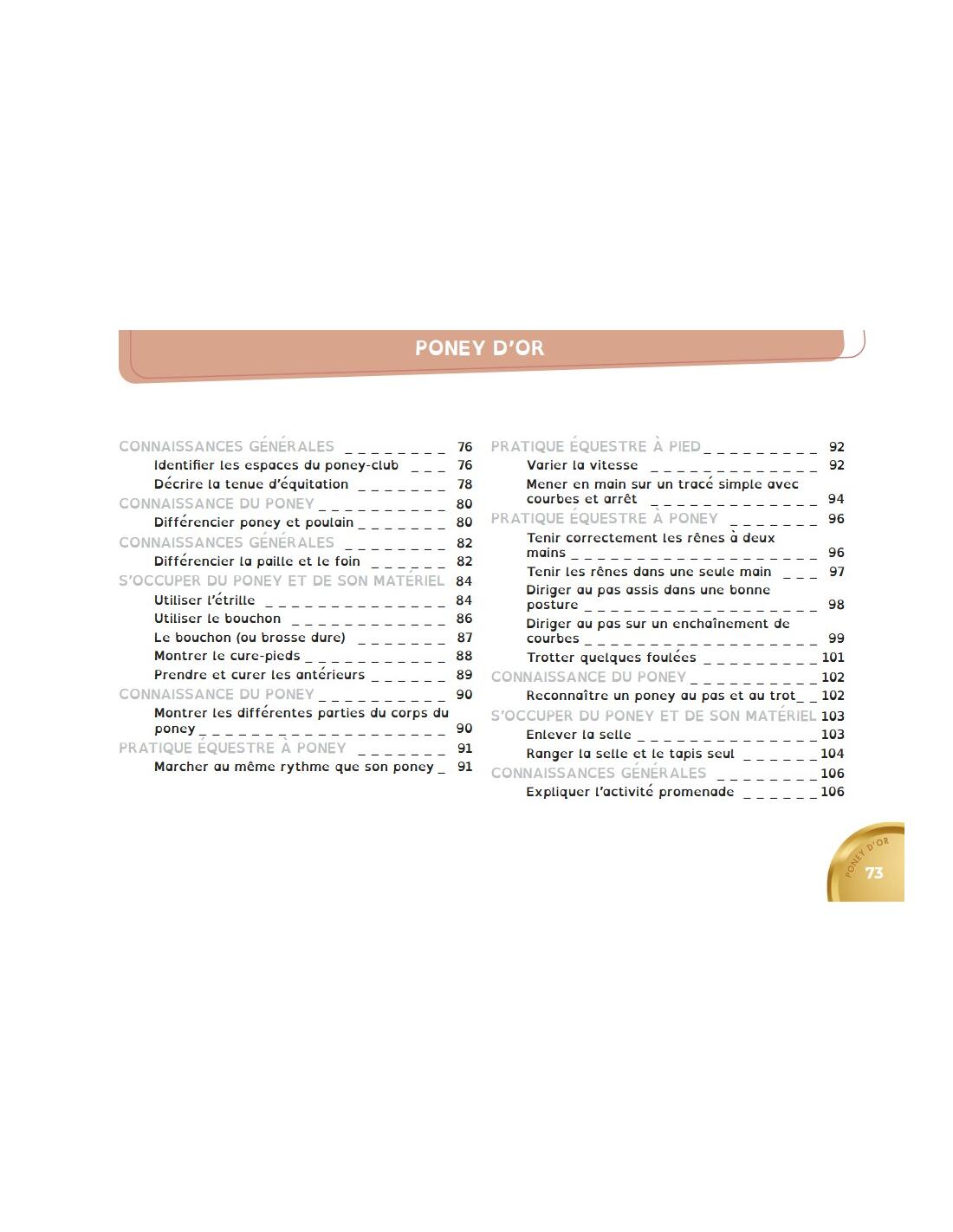 En selle vers les poneys de bronze, d'argent et d'or 5/7