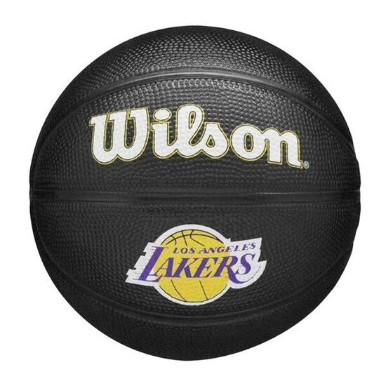 Mini Ballon De Basket Motif/style LA Lakers TEAM TRIBUTE Enfant (Noir)