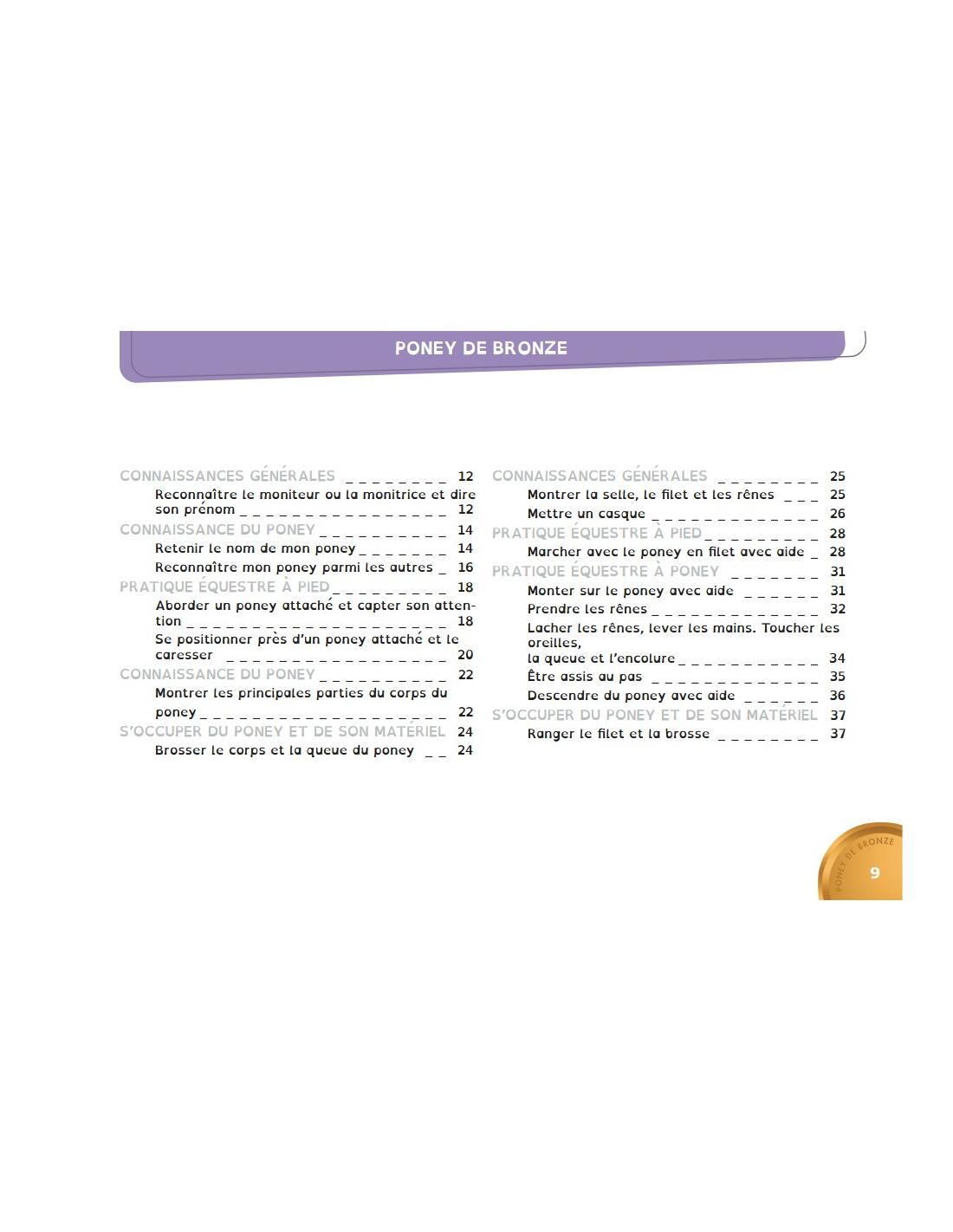 En selle vers les poneys de bronze, d'argent et d'or 4/7