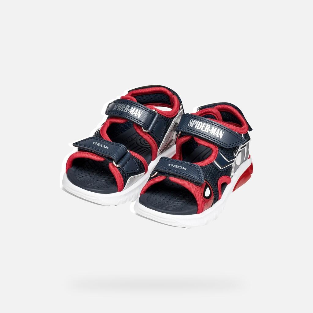 Sandales Garçon SANDAL CIBERDRON BOY Bleu Marine/Rouge 3/7