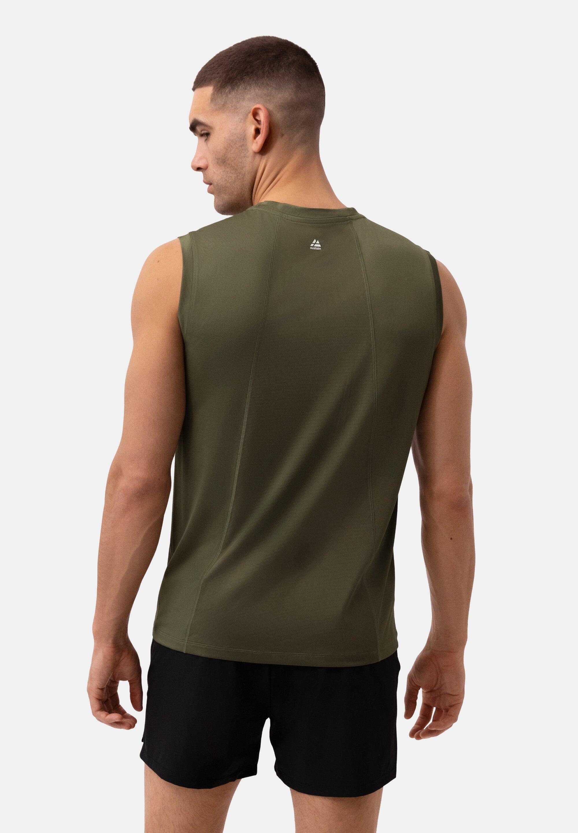 Camisetas de tirantes deportivas para hombre ajuste muscular 2 pares 3/5