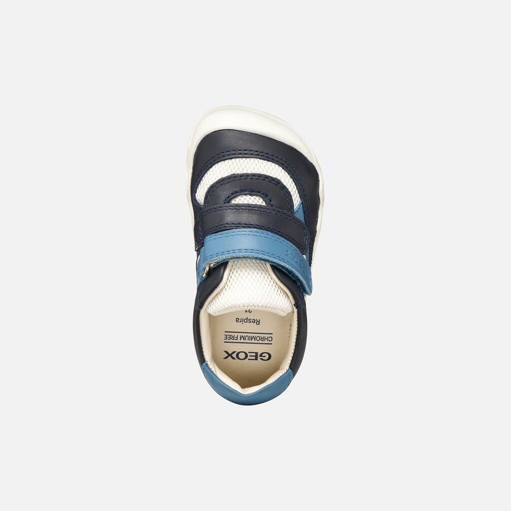 Baskets Bébé Garçon B STEPPIEUP BOY Bleu Marine/Bleu Aviateur 6/7