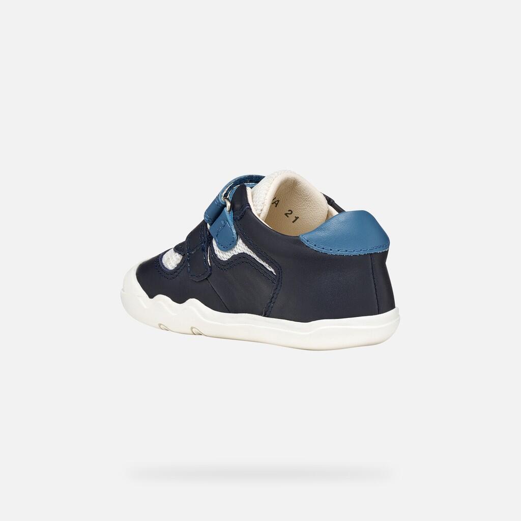 Baskets Bébé Garçon B STEPPIEUP BOY Bleu Marine/Bleu Aviateur 4/7