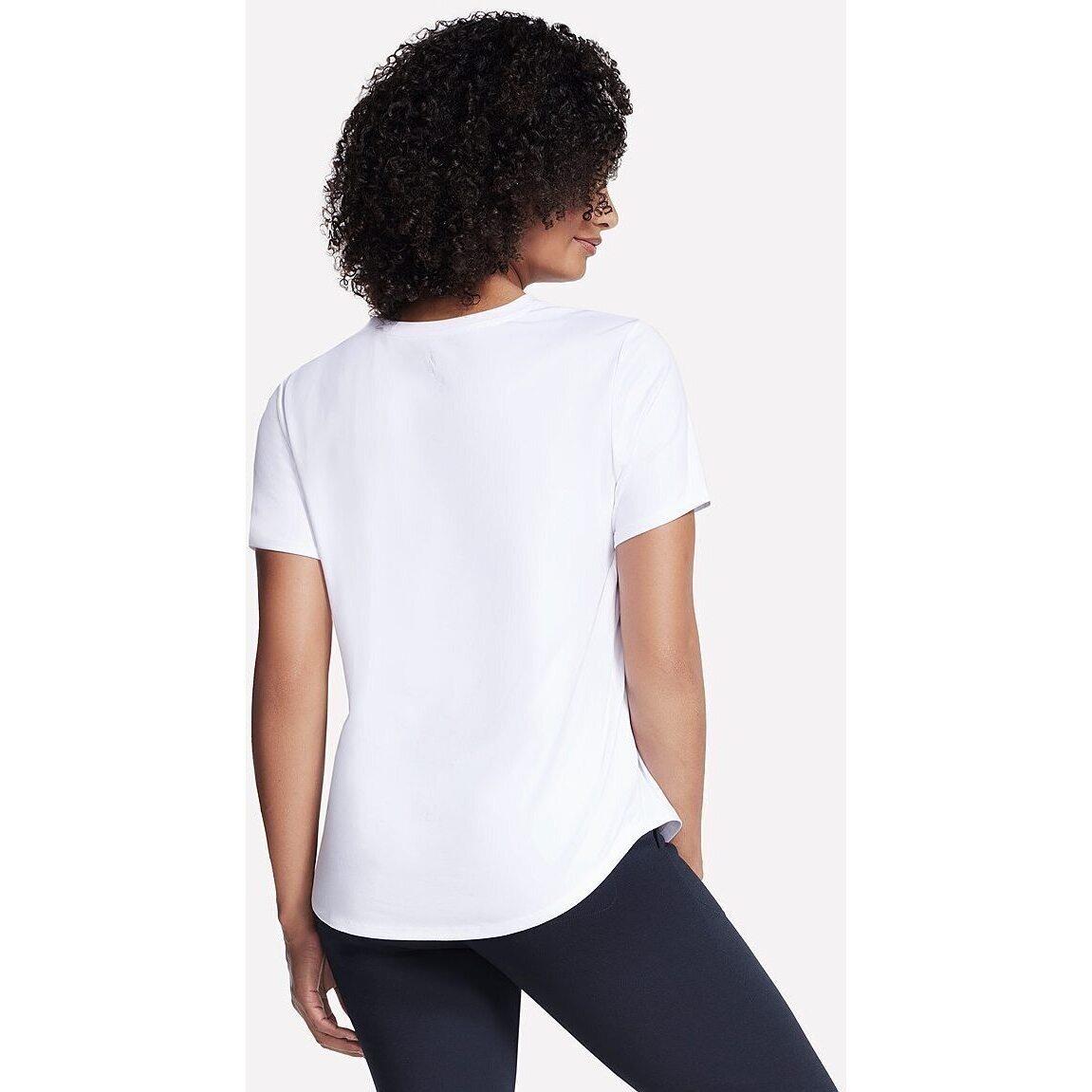 T-Shirt Skechers GODRI SWIFT TEE, Weiß, Damen 2/5