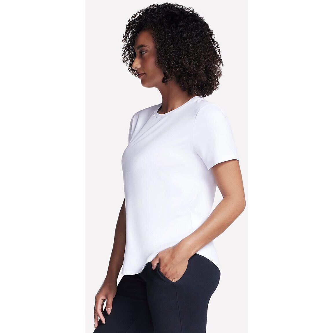 T-Shirt Skechers GODRI SWIFT TEE, Weiß, Damen 5/5