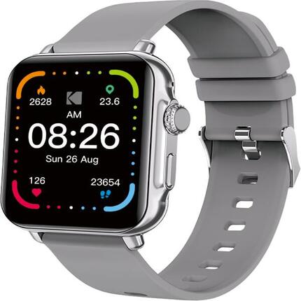 KODAK SW-7203 Smartwatch Noir - Écran 1,85" HD Tactile, Appels Bluetooth, IP68
