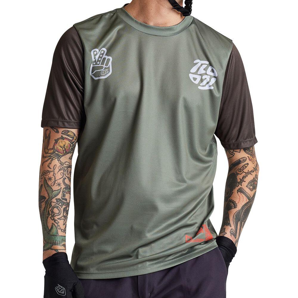 Maillot VTT FLOWLINE FLIPPED à manches courtes décontracté pour garçons 4/6