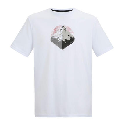 Tshirt Motif/style Montagne FINGAL Homme (Blanc)