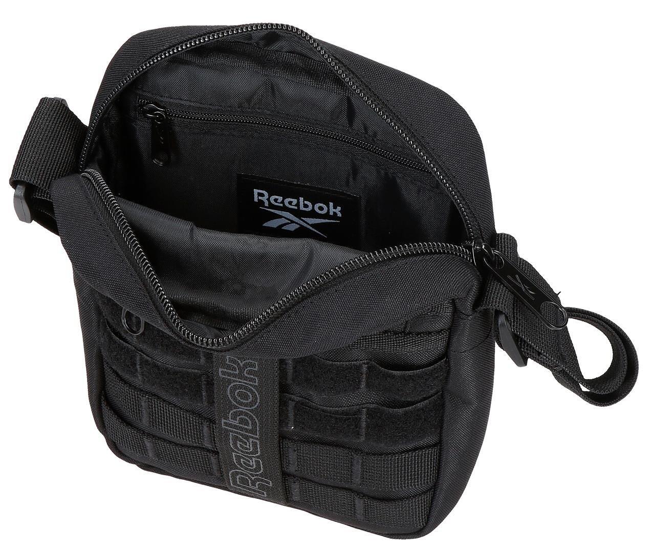 Bolsa tiracolo masculina Reebok Cross preto 3/5