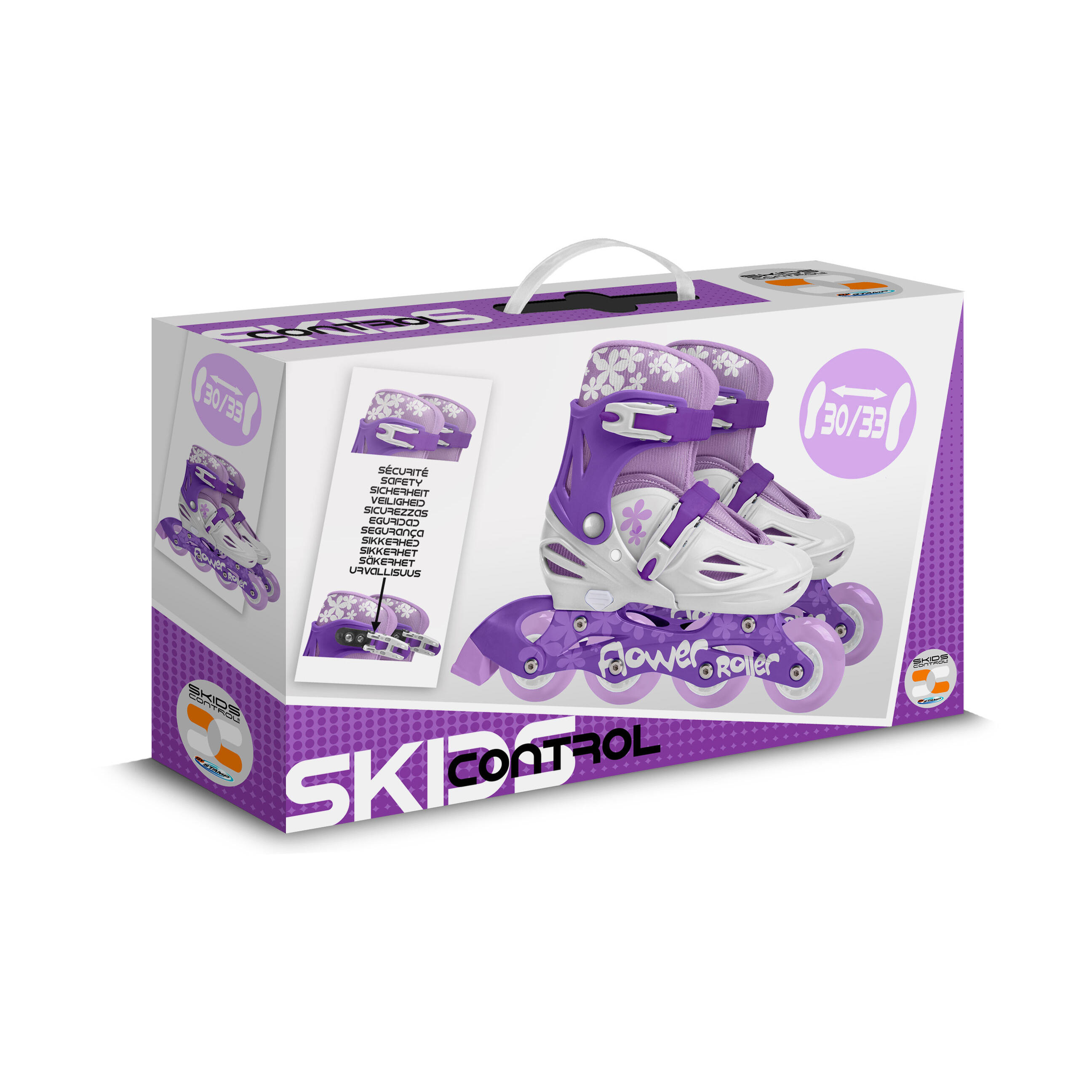 Roller Enfant Skids Control Taille 30-33 Blanc 2/2