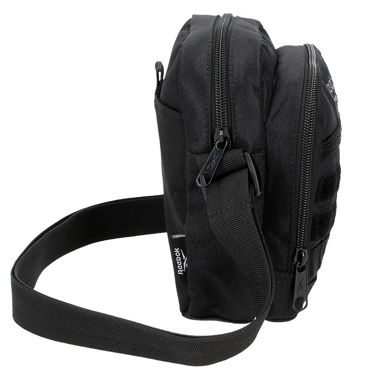 Bolsa tiracolo masculina Reebok Cross preto 4/5