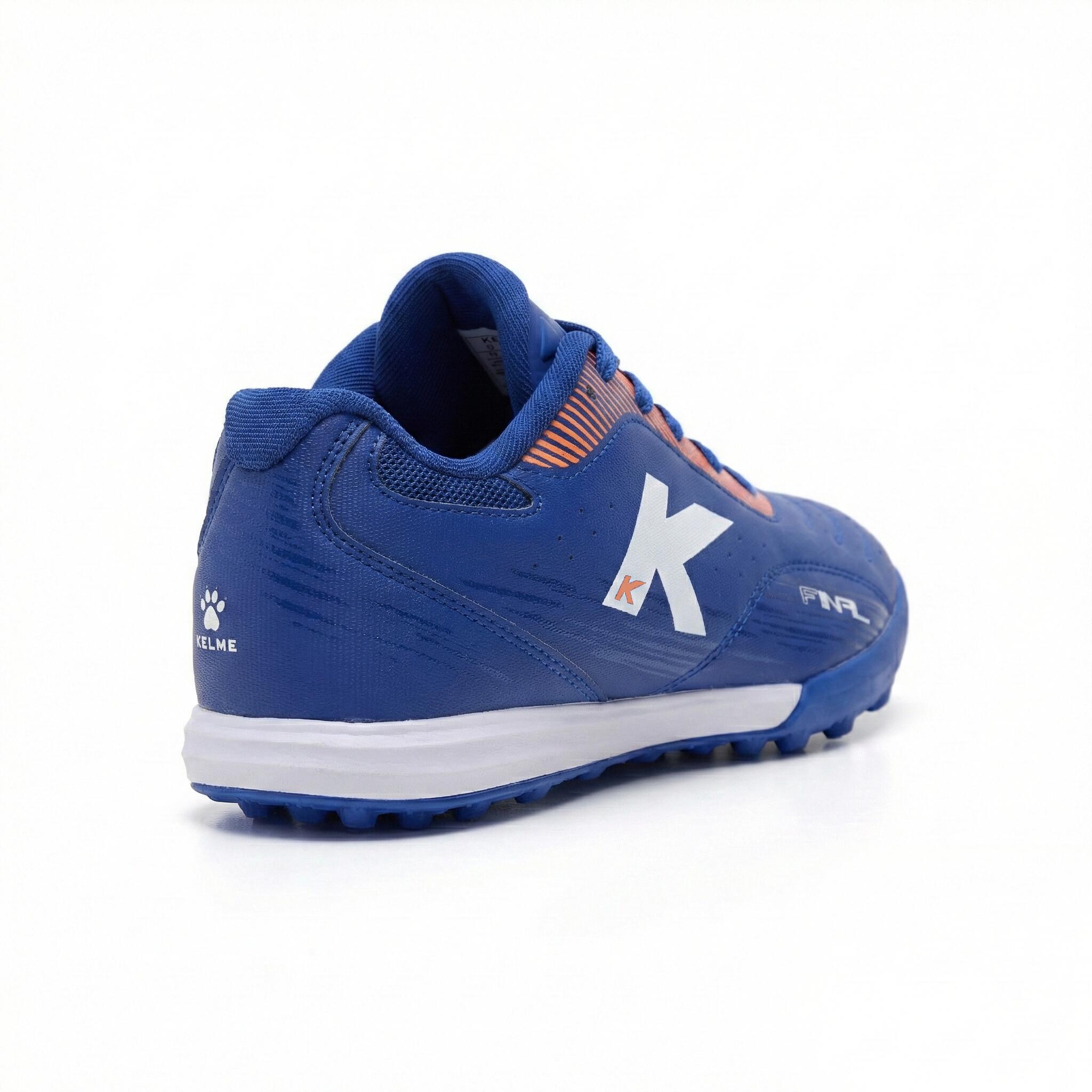 Kelme Botas De Futbol Final Turf Azul Unisex 3/4