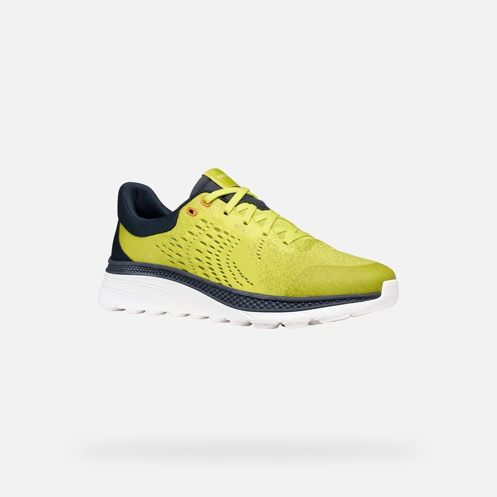 Baskets Homme SPHERICA ACTIF X1 MAN Citron Vert/Bleu Marine 5/7