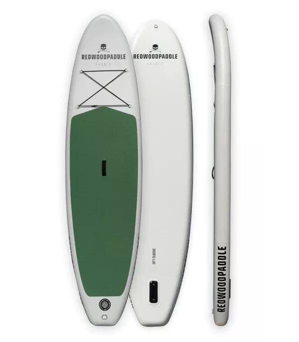 Aufblasbares Stand Up Paddle 10'7 Classic Grün 4/5