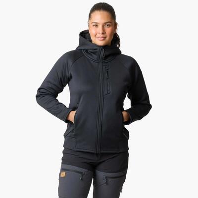 Fleece full-zip wandelen vrouw lofoten ademend