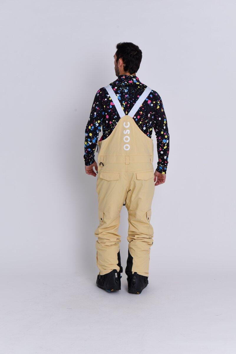 Heren Ski & Snowboard Tuinbroek Waterdicht Yeh Man Zand 2/7