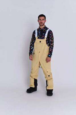 Yeh man bib pant - desert sand