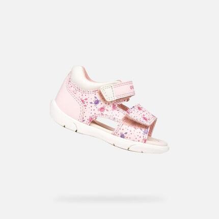 Sandales Bébé Fille B SANDAL ZAPITO GIRL Rose Clair/Blanc