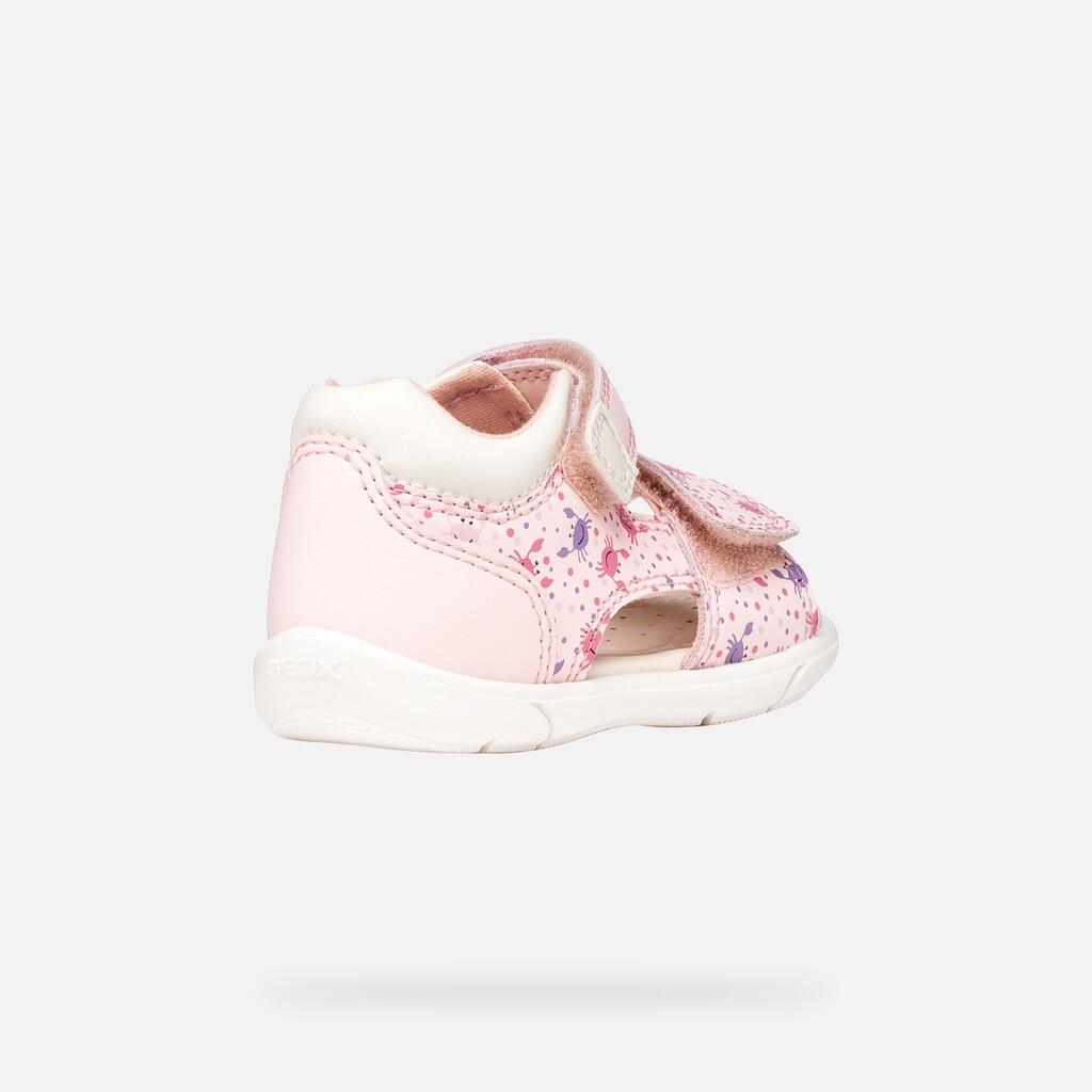 Sandales Bébé Fille B SANDAL ZAPITO GIRL Rose Clair/Blanc 6/7