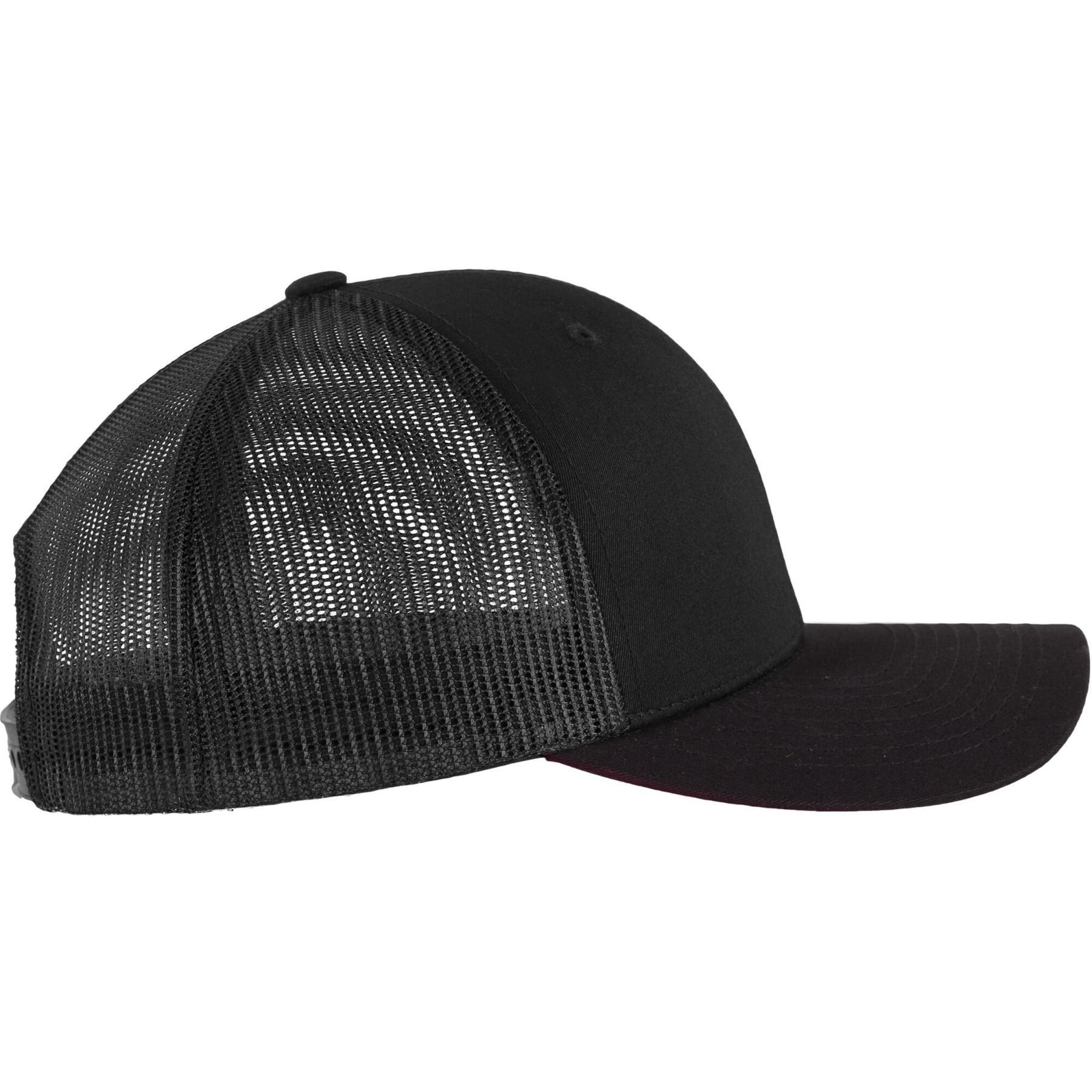Kinder Trucker Cap mit gebogenem Schirm Flexfit Retro 2/4