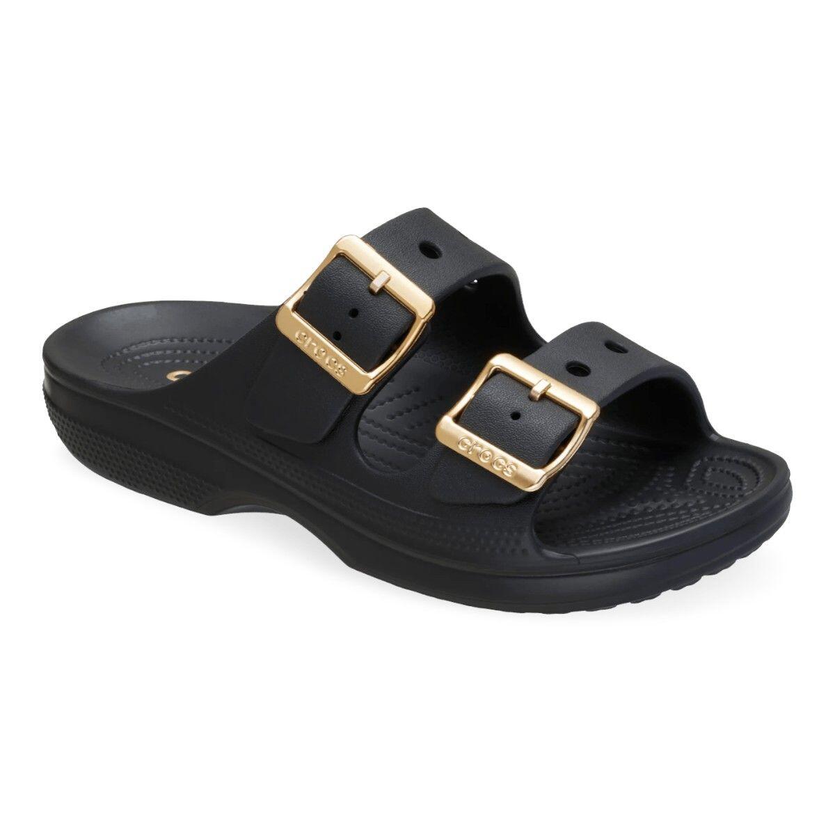 Mules Crocs SaturdayMetallicBuckleSandalW 2/5