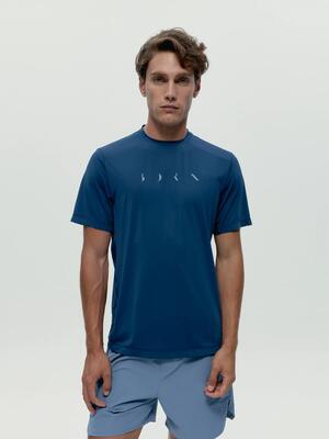 Sportshirt heren volta 2.0 korte mouwen 4 way stretch stof sneldrogend