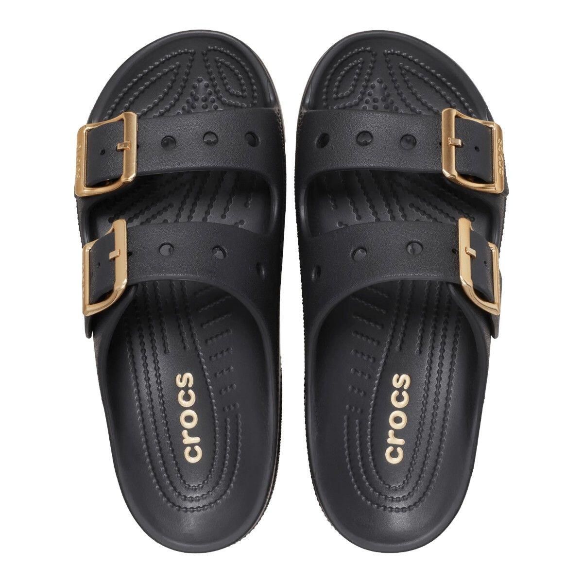 Mules Crocs SaturdayMetallicBuckleSandalW 4/5