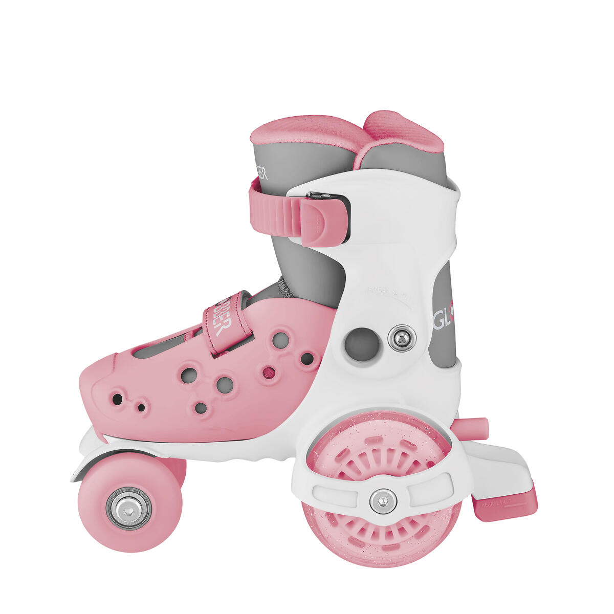 Rollers LEARNING Taille XS/S / 26-29 - Rose pastel 3/6