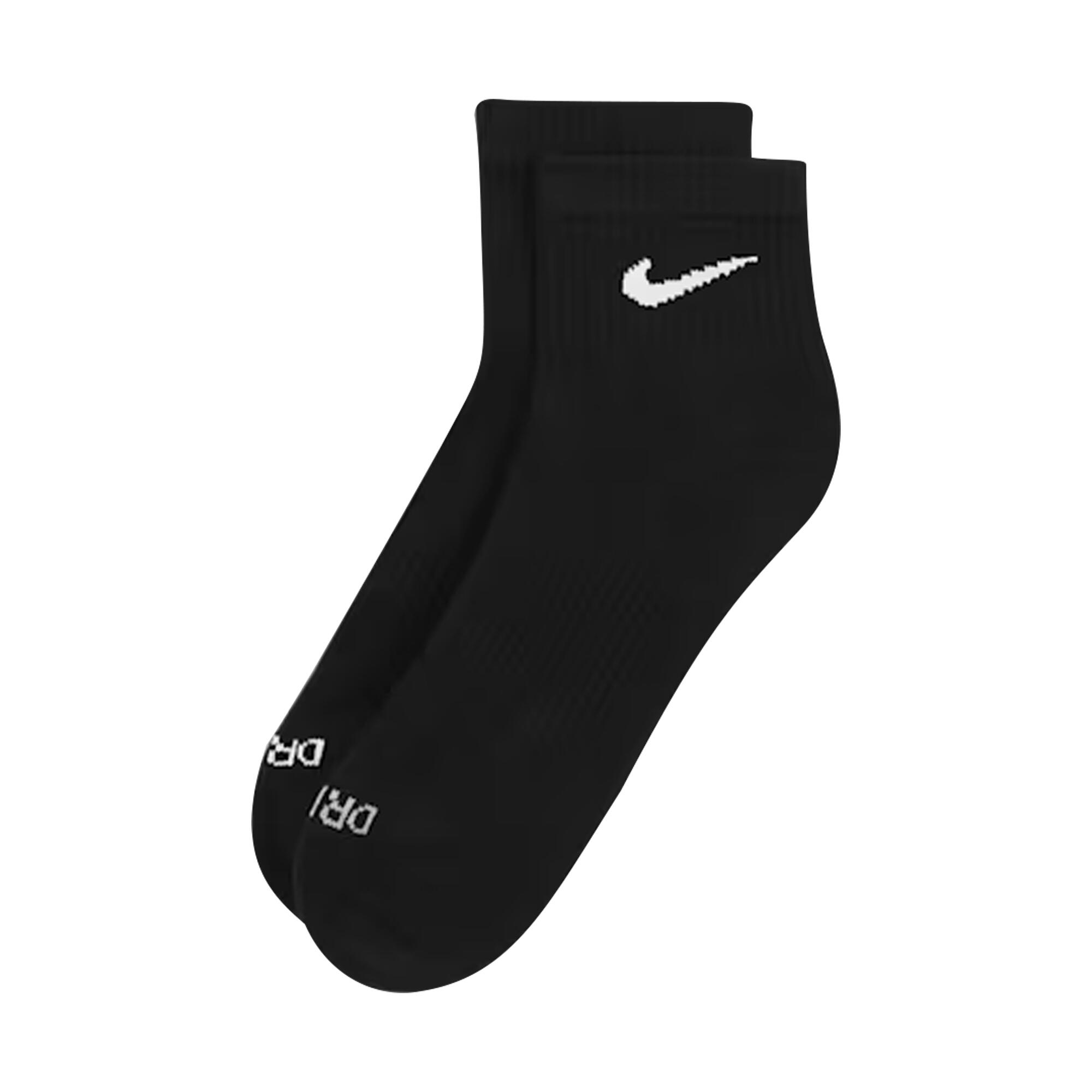 Knöchelsocken gepolstert für Alltag(3erPack) Herren Schwarz 4/5