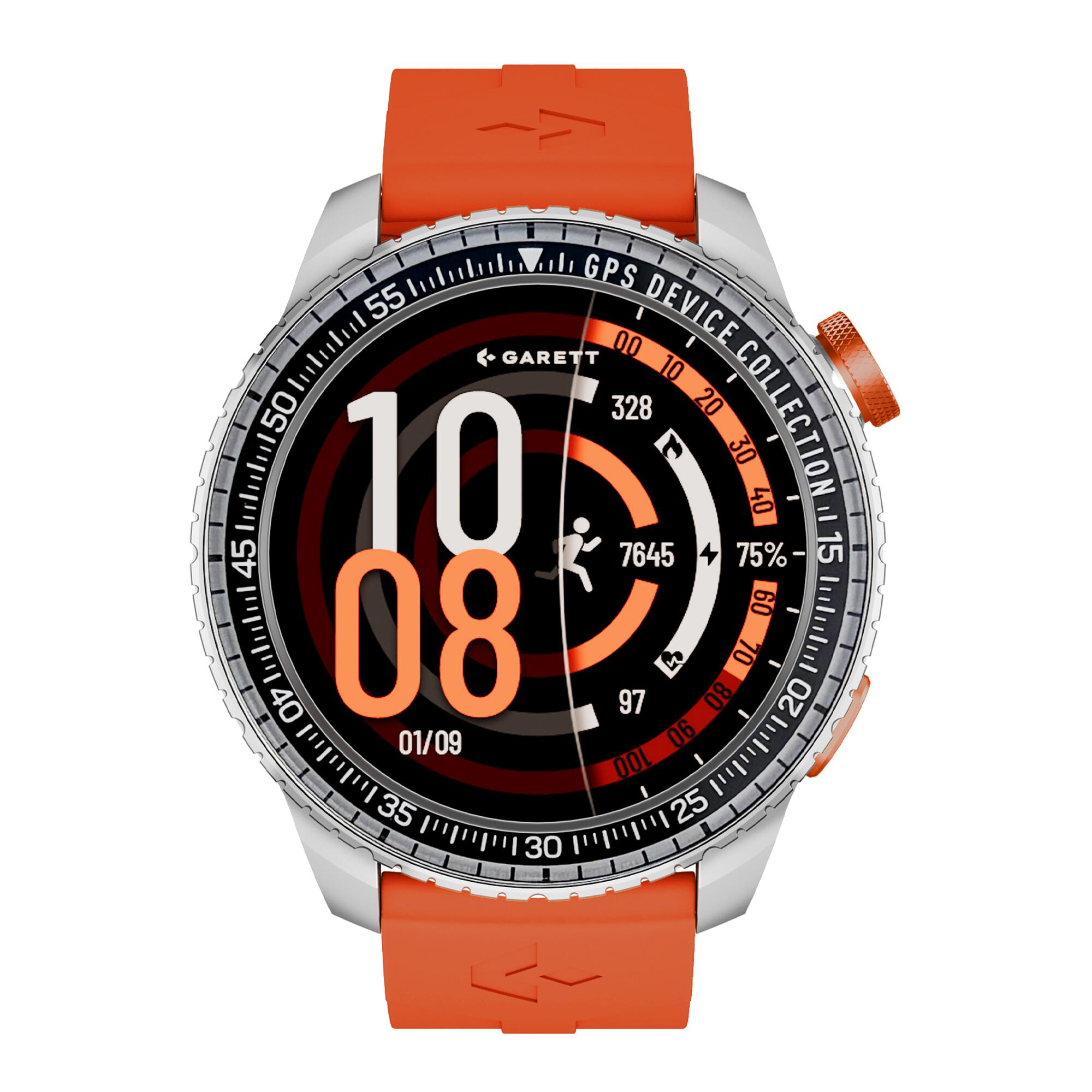 Smartwatch Garett Compass GPS srebrny 3/6