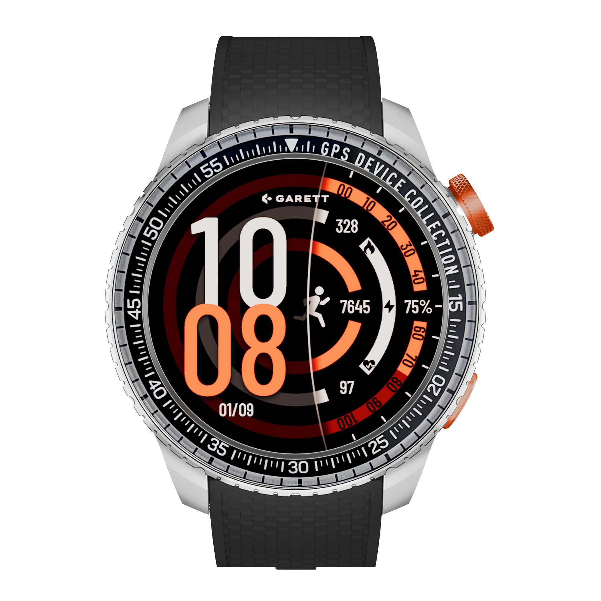 Smartwatch Garett Compass GPS srebrny 6/6