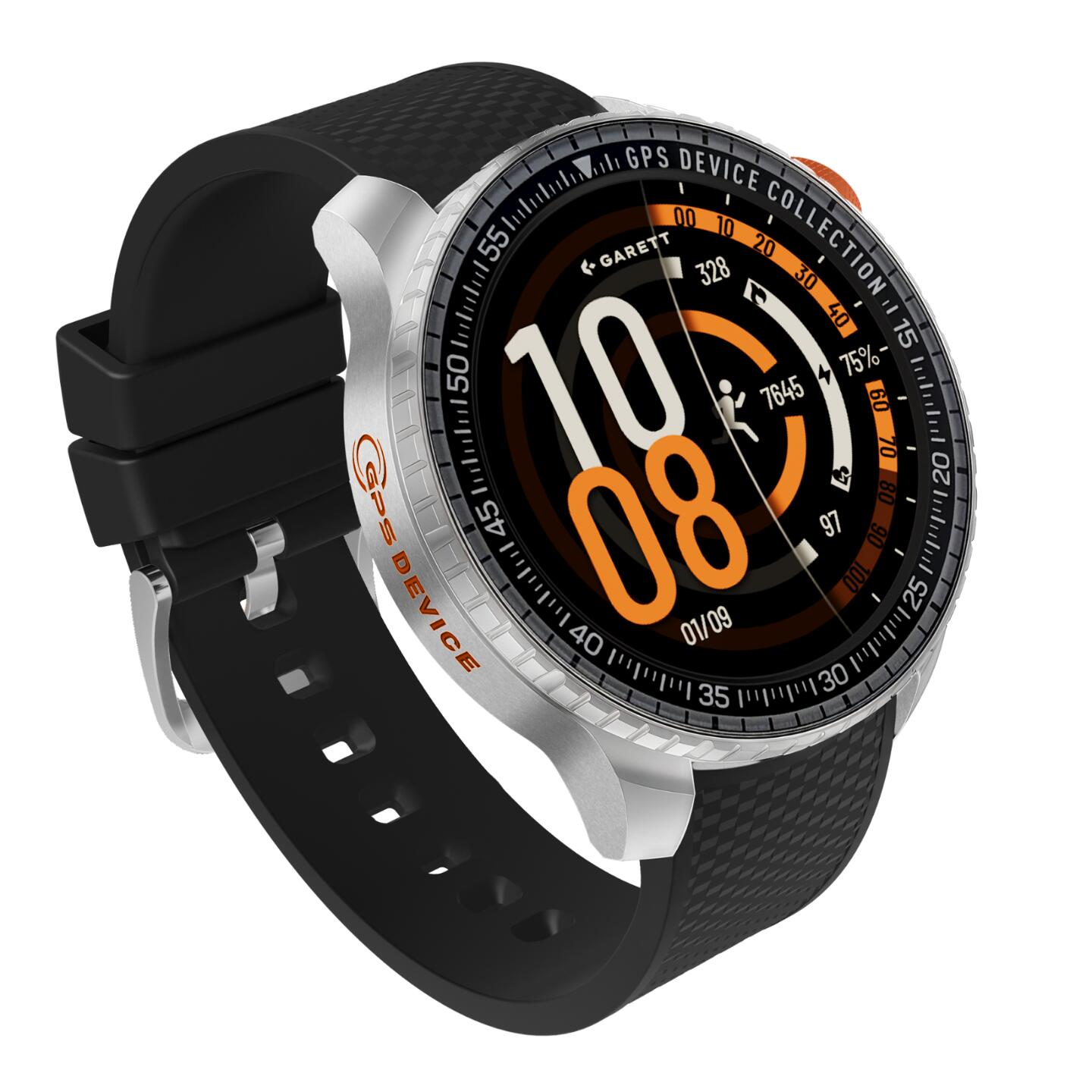 Smartwatch Garett Compass GPS srebrny 5/6