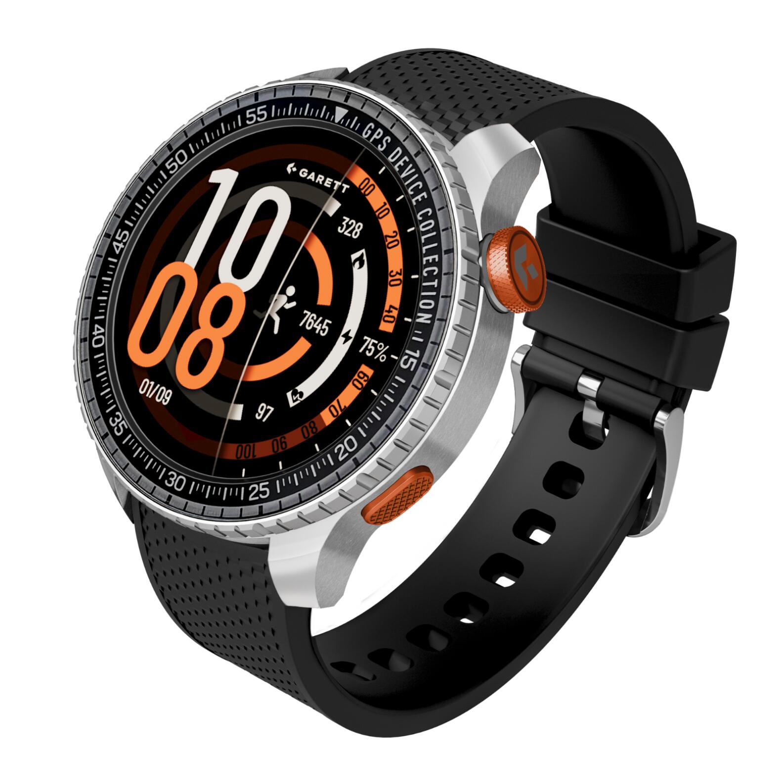 Smartwatch Garett Compass GPS srebrny 4/6