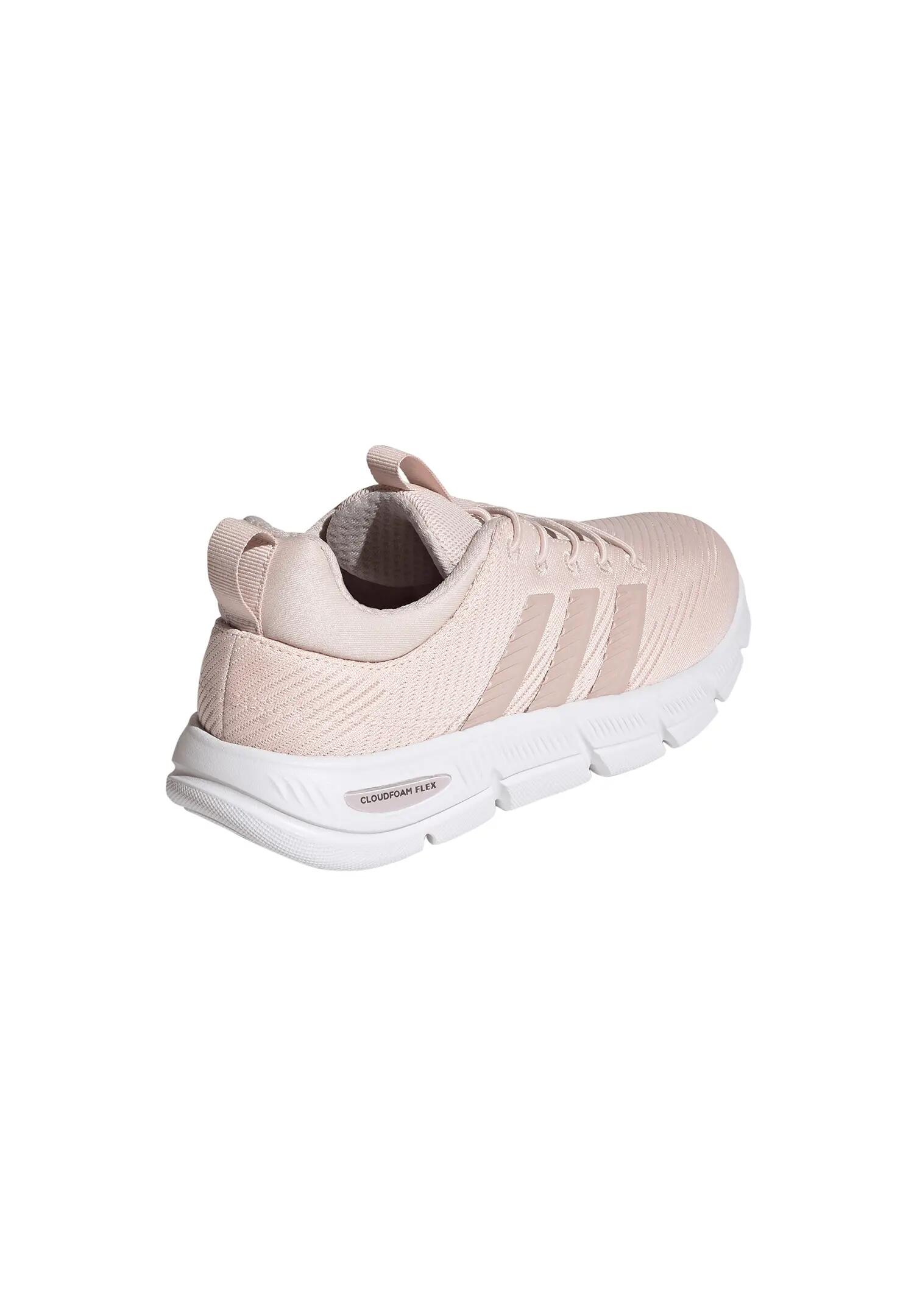 Adidas Damen Cloudfoam Flex Elastic L Sneaker JS4864  Pink met./putty Mauve 5/7