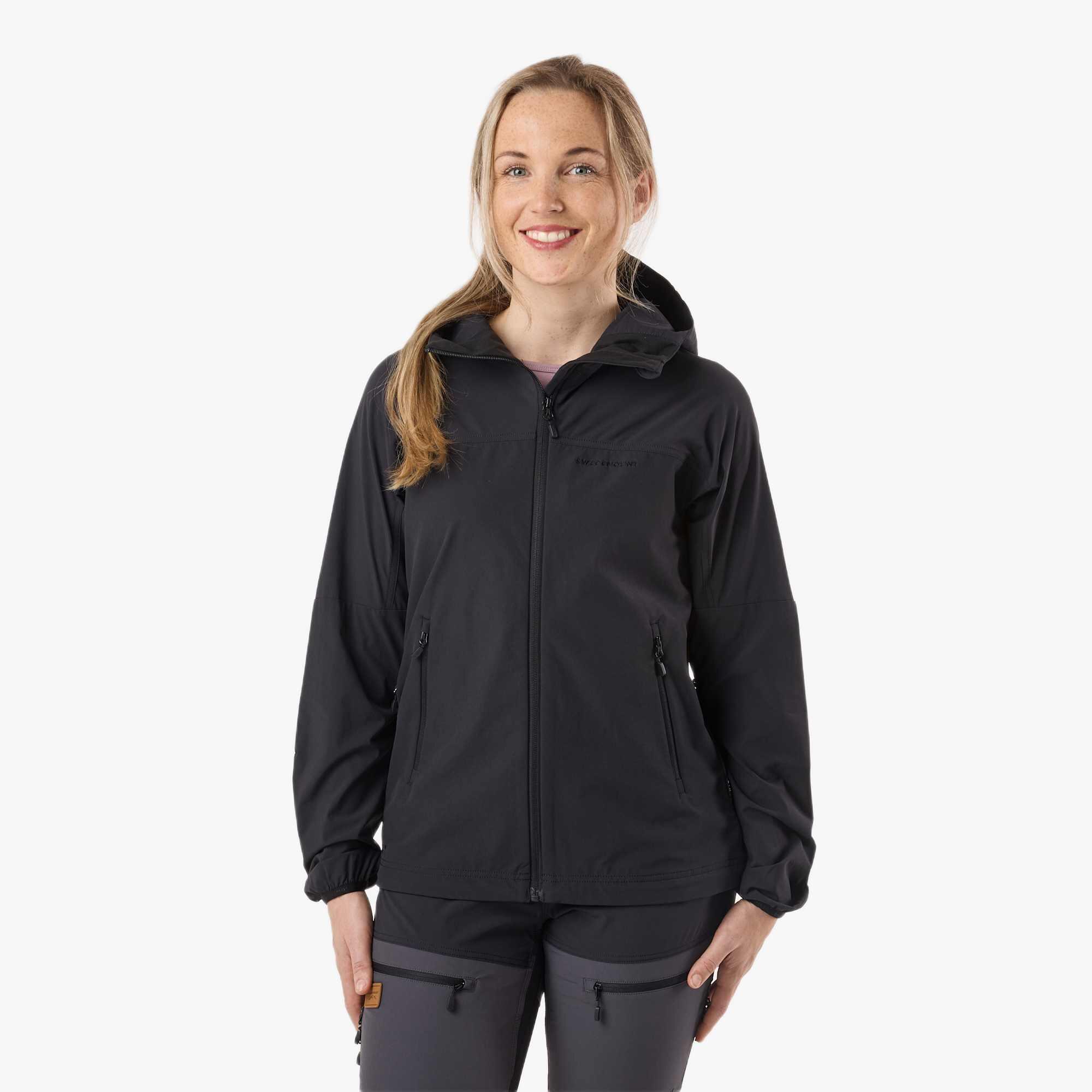 Kurtka Outdoor Wędrówki Kobieta Lofoten Wiatroszczelny