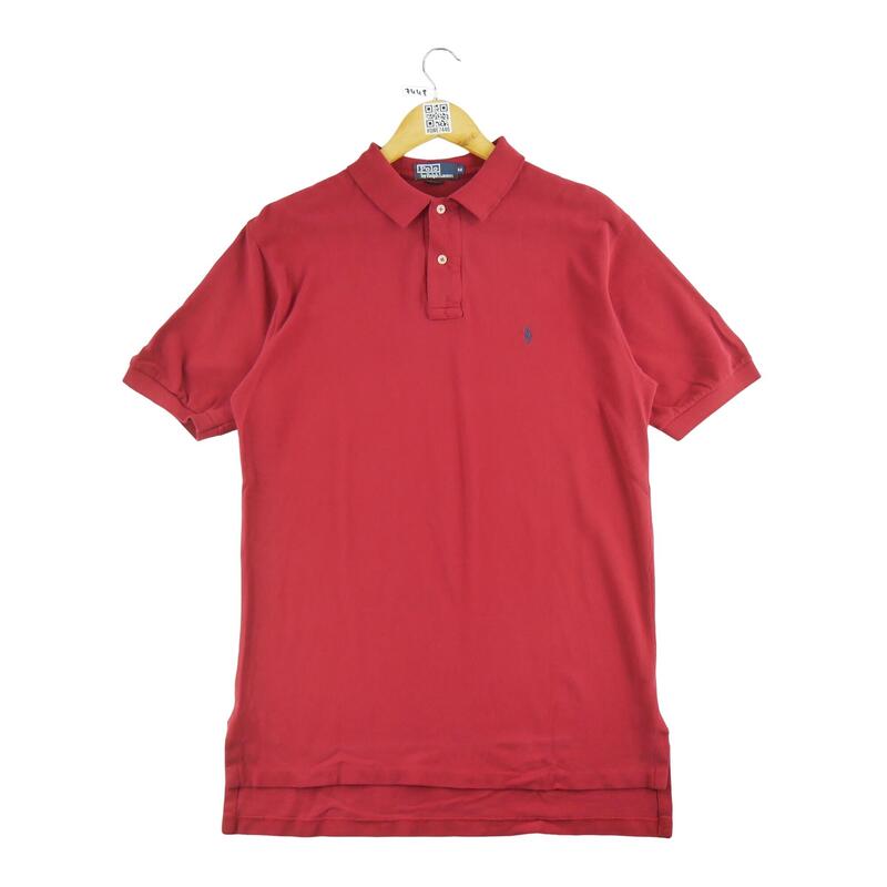 Second life - Tricou polo pentru bărbați cu mânecă scurtă roșu - Ca nou