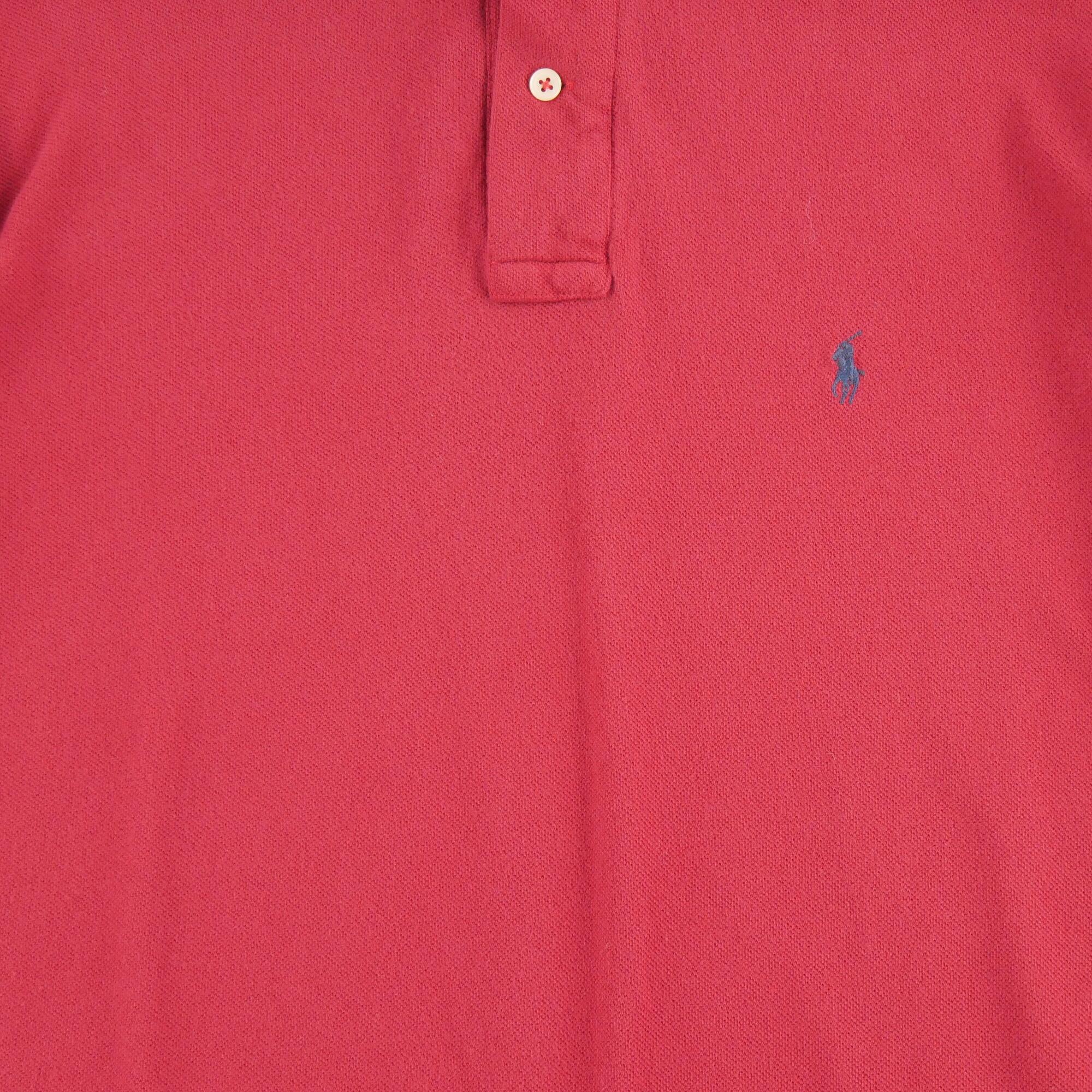 Reconditionné - Polo manches courtes Homme Rouge - Excellent 4/6