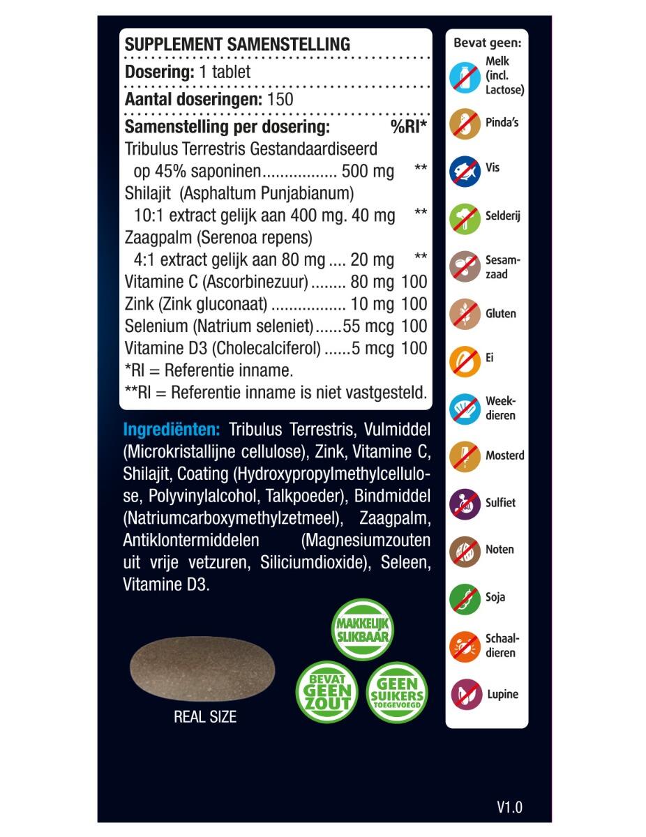 Lucovitaal Testosteron mannen support 2/5