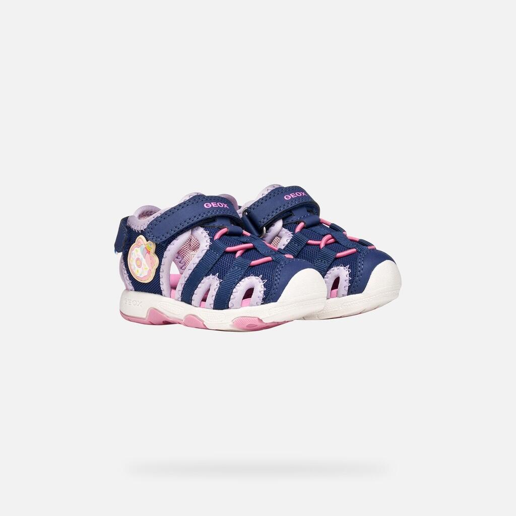 Sandales Bébé Fille SANDAL MULTY BABY GIRL Bleu Marine/Lilas 3/7
