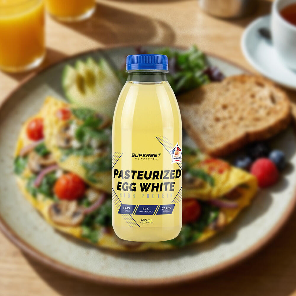 Blancs D'œuf Liquides | Blancs D'oeufs Pasteurisés (6x480ml) SUPERSET  NUTRITION
