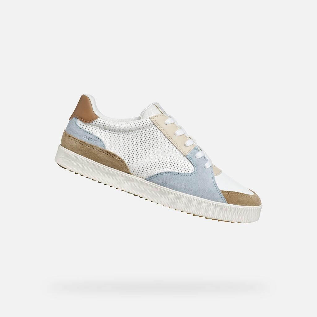 Baskets Femme D BLOMIEE Blanc/Bleu Ciel Clair 1/7