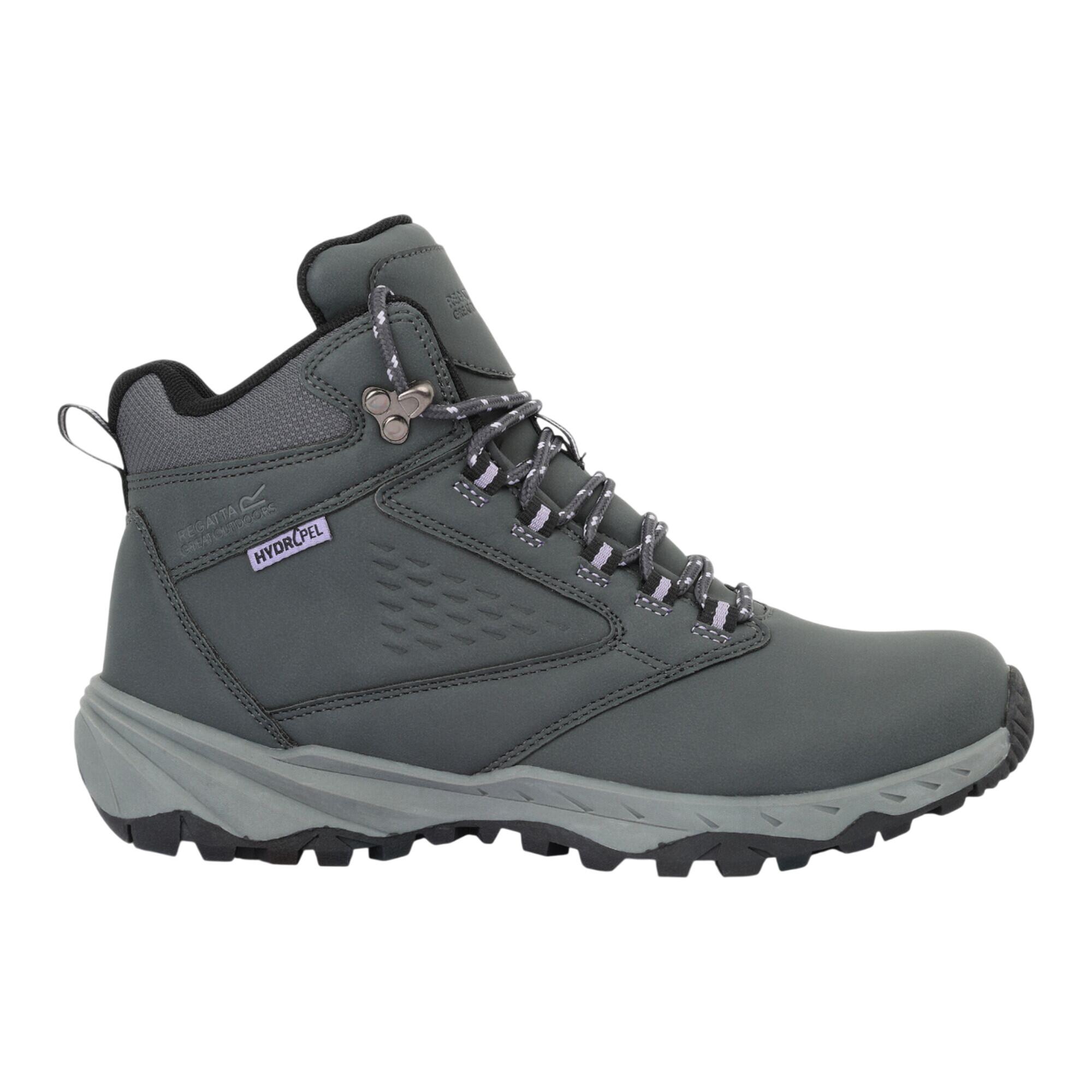 Bottines De Marche AMBLE Femme (Gris Foncé / Glycine) 4/5