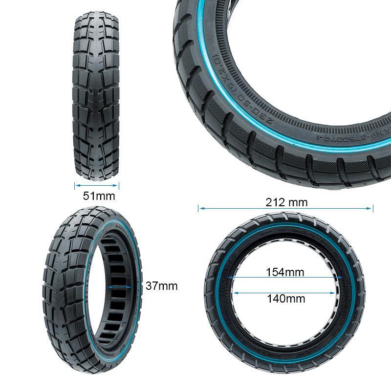 Rueda maciza ultraligera offroad 230x50 / 9x2-6,1/B34 - linea azul [Ewheel] 2/5