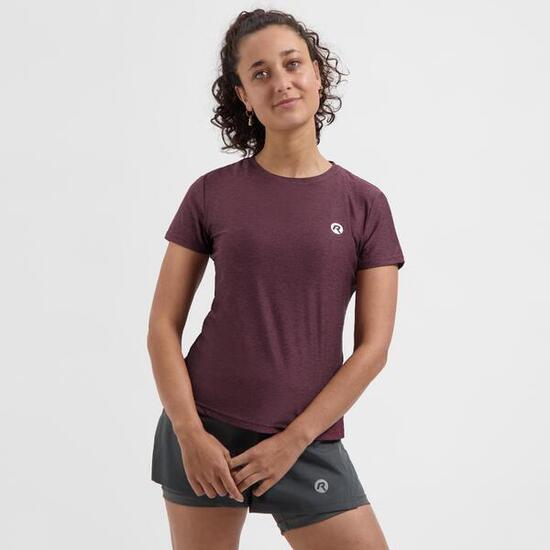 Hardloopshirt Ademend Sportshirt Korte Mouwen Dames Essential