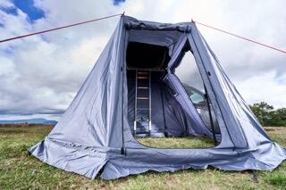 Annexe de tente de toit Famille XL 3/4
