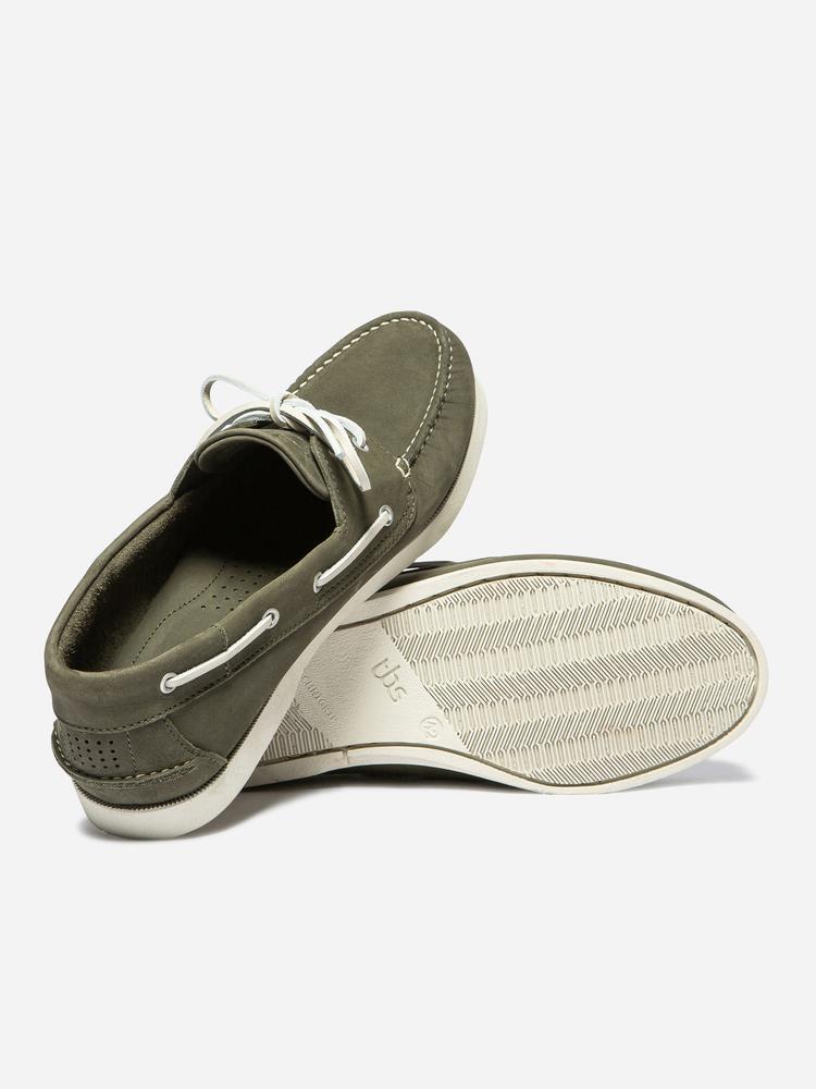 Chaussures bateau homme PHENIS Cactus - cuir, talon 18 mm 4/4