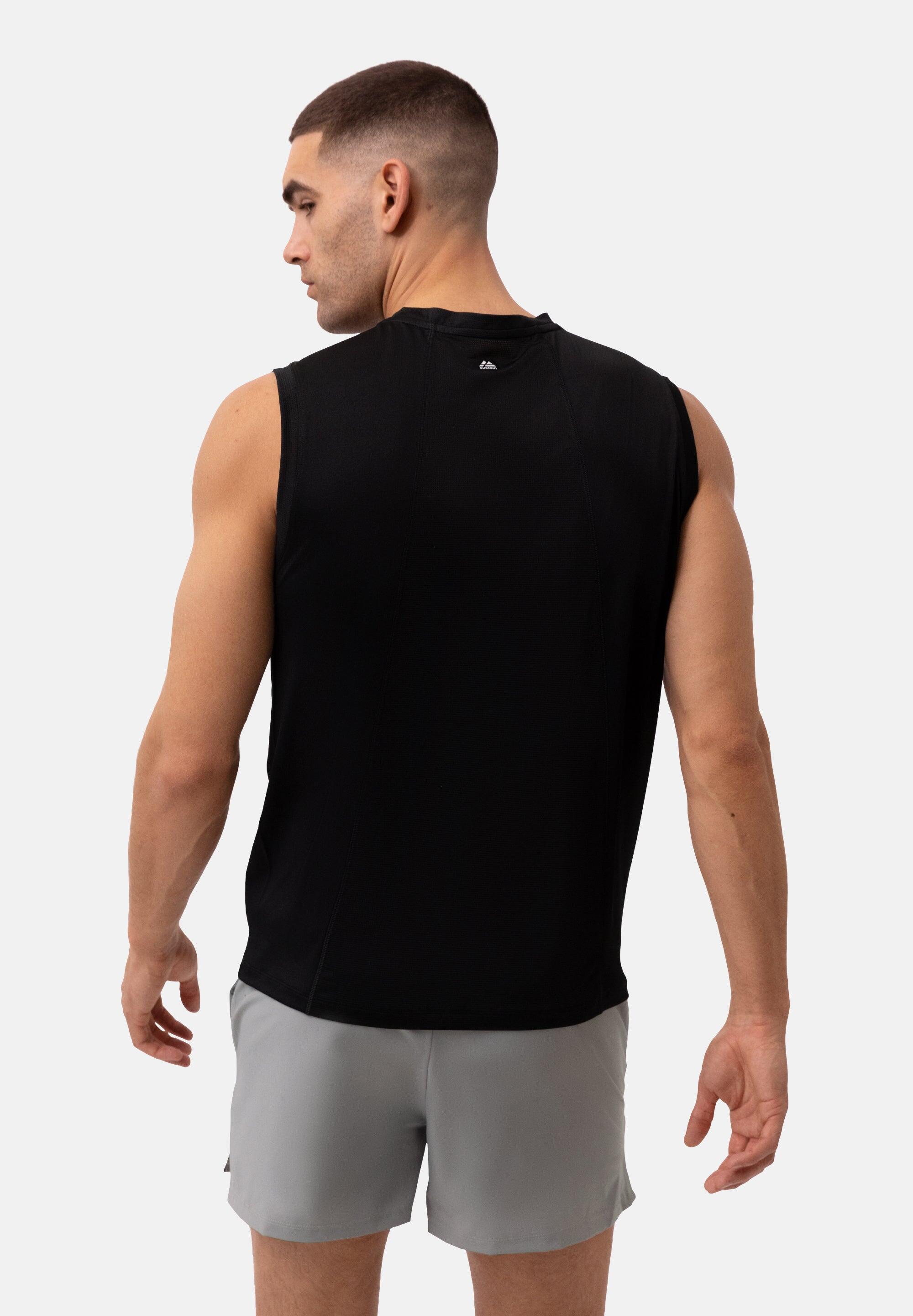 Camisetas de tirantes deportivas para hombre ajuste muscular 2 pares 3/5