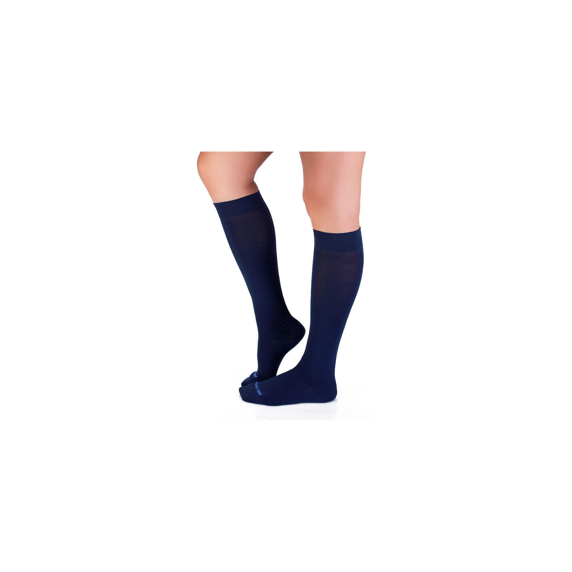Sosete bambus 3/4 COMFORT FEET Albastru închis