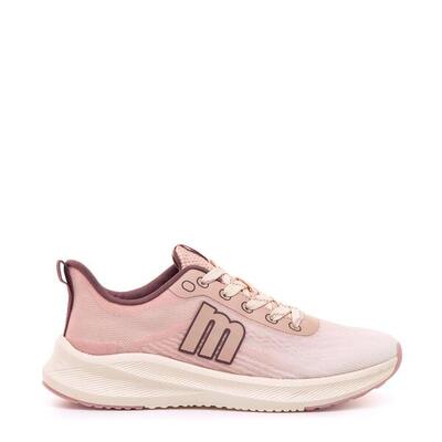 Mustang knitting white 60802-c33818 dames sneaker - licht en ademend
