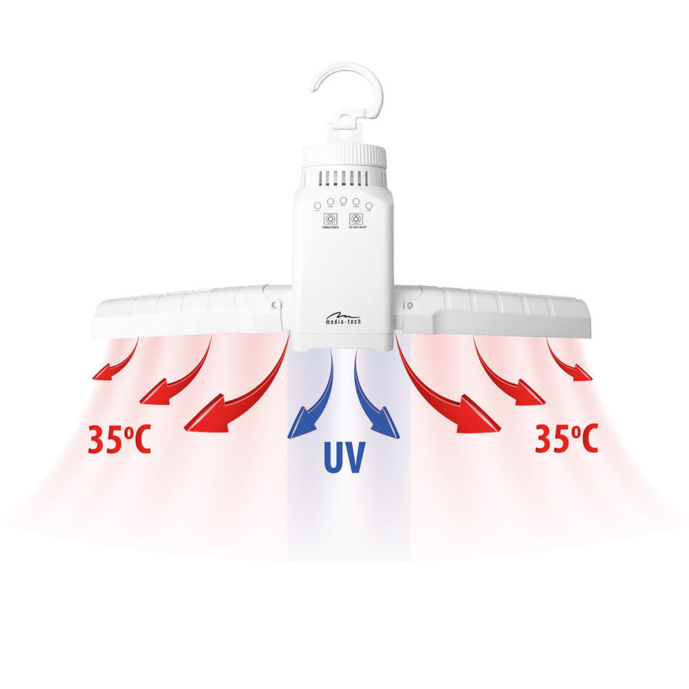SUSZARKA WISZĄCA Media-Tech z UV do butów i odzieży AIRDRY 4/6